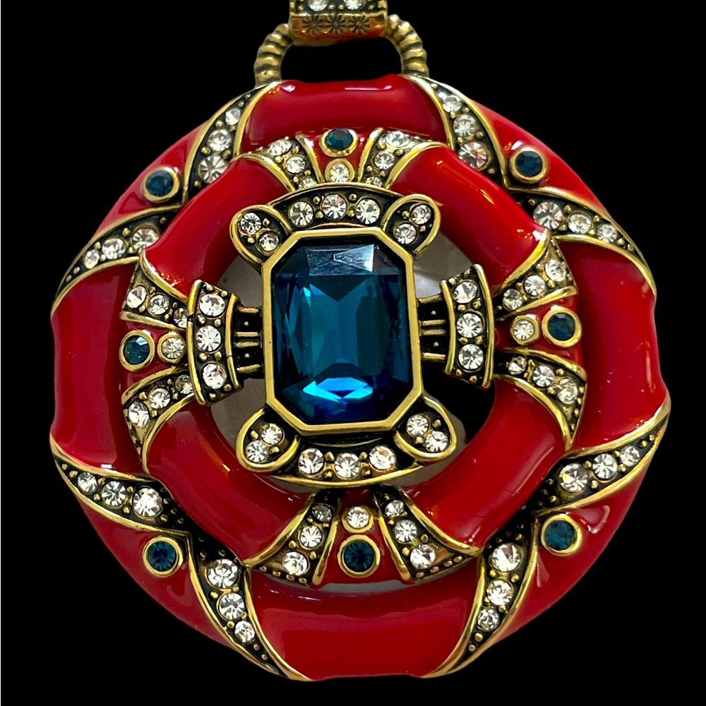 Heidi Daus pendant and earring set.
